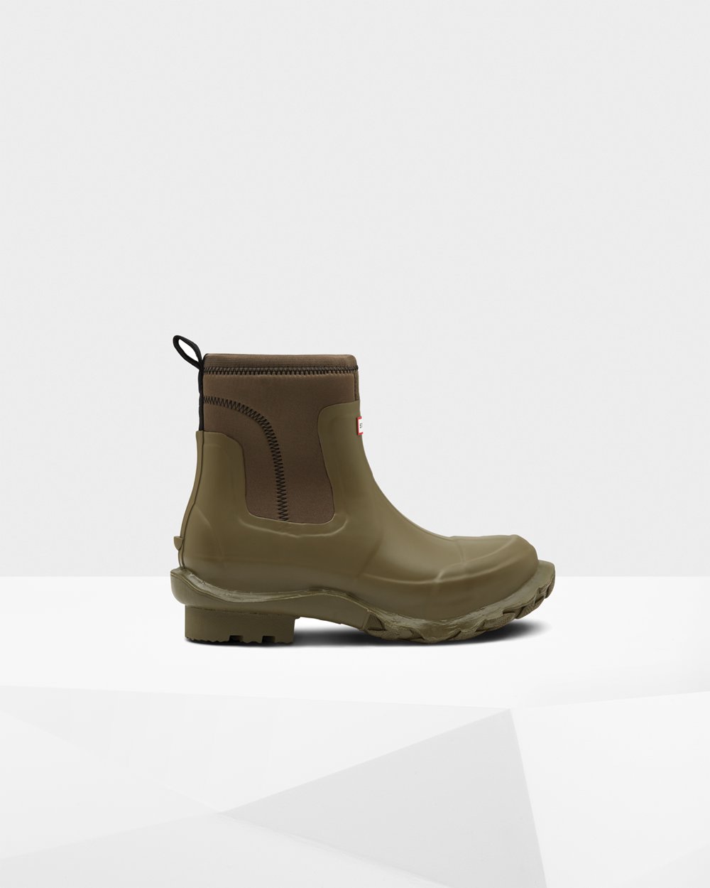 Botas Chelsea Hunter Mujer - Stella Mccartney X - Verde Oliva - WQANHGV-52